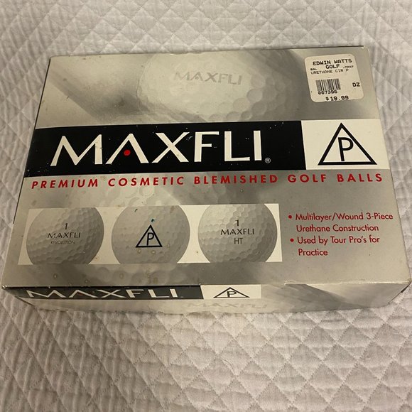 MaxFli Golf Balls 4 Sleeves 12 Pcs. - Picture 1 of 12
